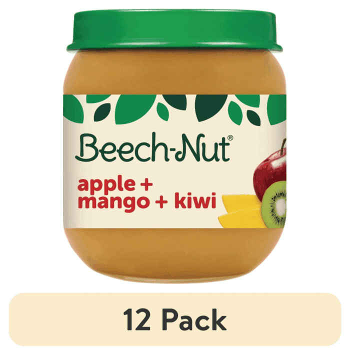 Stage 2 Baby Food, Apple Mango & Kiwi, 4 Oz Jar - Image 7