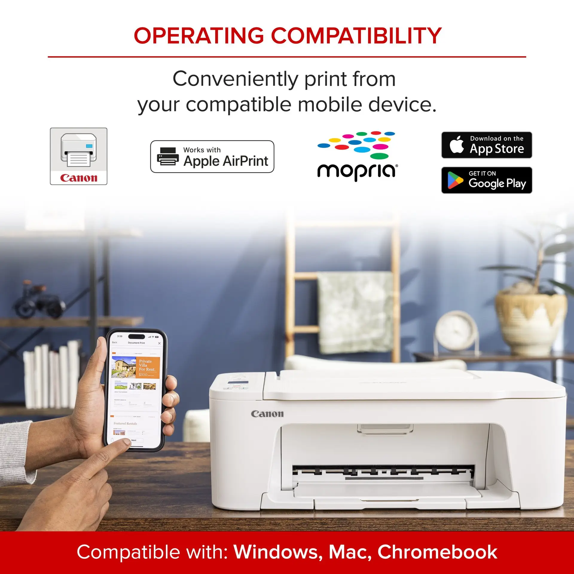 PIXMA TS3722 Wireless All-In-One Home Printer with Scanner and Copier, with PG-275 and CL-276 Inks - Image 5