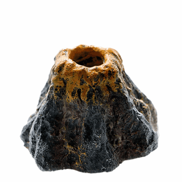 Aquarium Volcano Fish Tank Decorations Bubbler Ornament Bubble Air Stone - Image 3