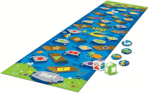 Crocodile Hop Floor Game - Ages 3+ Indoor Games for Toddlers, Gross Motor Skills Toys for Kids, Preschool Learning Activities - Image 2