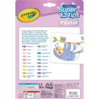 Supertips Pastel Markers (20Ct), Easter Basket Stuffers, Washable Cute Markers, Kids Easter Gift Ages 4+ - Image 6