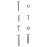 182-Piece Zinc Plated, Machine Screw and Nut Assortment with Storage Case, 3304 - Image 10
