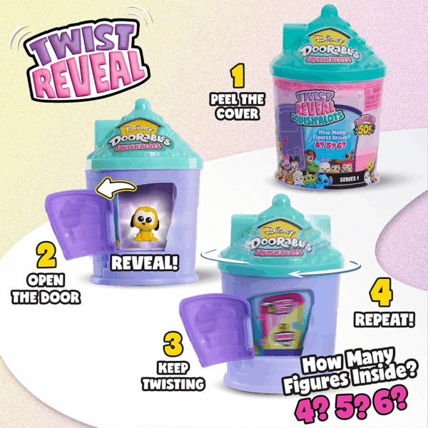 Disney Doorables Squish’Alots Series 1, Collectible Blind Bag Figures in Capsule, Kids Toys for Ages 5 up by - Image 6