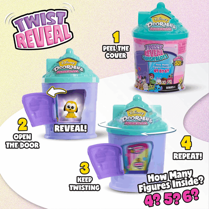 Disney Doorables Squish’Alots Series 1, Collectible Blind Bag Figures in Capsule, Kids Toys for Ages 5 up by - Image 6