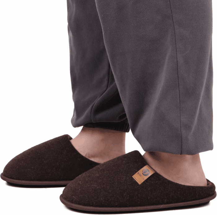 Mens Cozy Memory Foam Scuff Slippers Slip on Warm House Shoes Indoor/Outdoor with Best Arch Support - Image 6