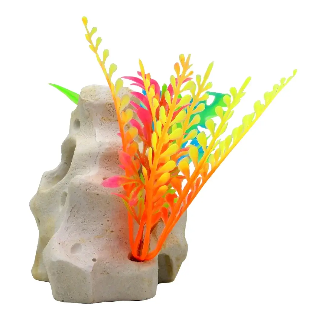 Holey Rock Aquarium Ornament, Multicolor - Image 3