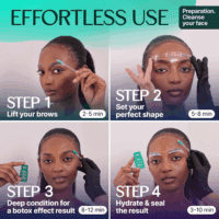 5 Step Eye Brow Lamination Kit - Eyebrow Kit for Women with Brow Lamination Gel & Brow Brushes - Advanced Eye Brow Stencil Kits for Beauty Care - at Home Eyebrow Lamination Kit - Image 5