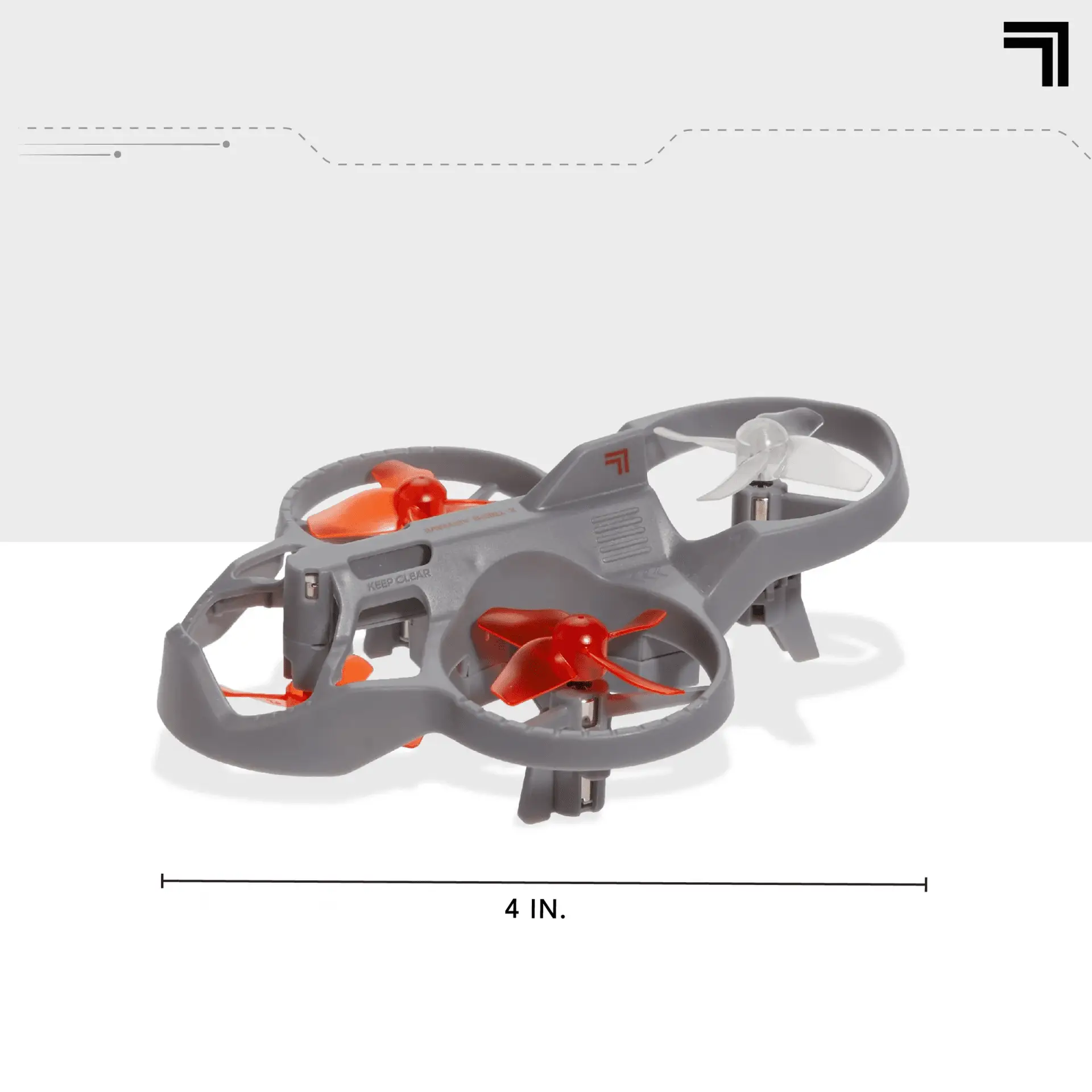 ® X-Treme Airwave Remote Control Drone, Gray, 4.19 in X 3.44 In - Image 6