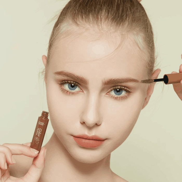 Color My Brows 4.5G - Rich Brown | Beeswax & Carnauba Wax | Eyebrow Mascara, Quickly Fixing Natural Eyebrow Makeup with Care Effect | Korean Makeup, Kbeauty, Perfect for Gift - Image 8