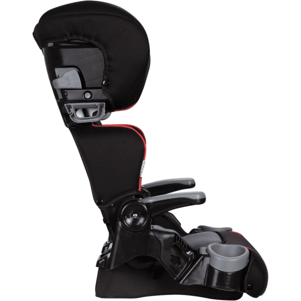 Yumi Folding Booster Car Seat with 2 Cup Holders, Gray - Image 5