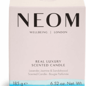 - Real Luxury Scented Candle,1 Wick | Lavender & Rosewood | Essential Oil Aromatherapy Candle | Scent to De-Stress