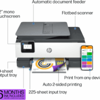 Officejet 8015E Wireless Color All-In-One Printer, 6 Months of Instant Ink Included - Image 4