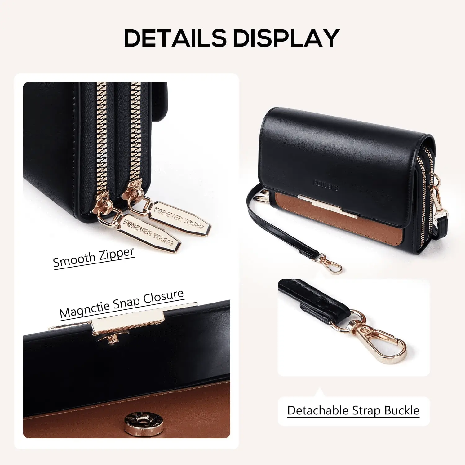 Small Crossbody Bag for Women,Cell Phone Purse Women'S Shoulder Handbags Wallet Purse with Credit Card Slots - Image 6