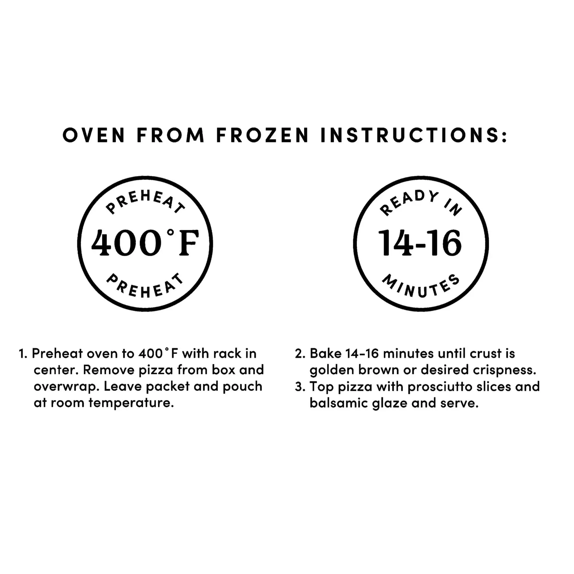 Italian Wood-Fired Prosciutto and Arugula Pizza, 14.46 Oz (Frozen) - Image 5