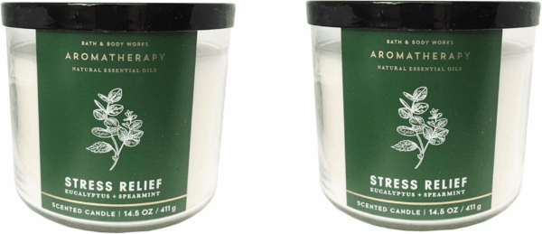 Aromatherapy 3 Wick Candle, 14.5 Oz, Eucalyptus Spearmint (2 Pack)
