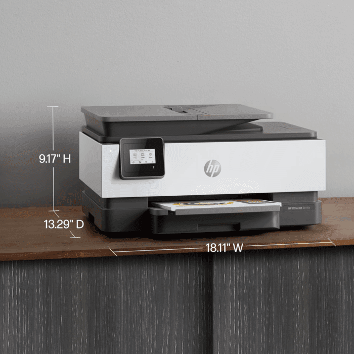 Officejet 8015E Wireless Color All-In-One Printer, 6 Months of Instant Ink Included - Image 5