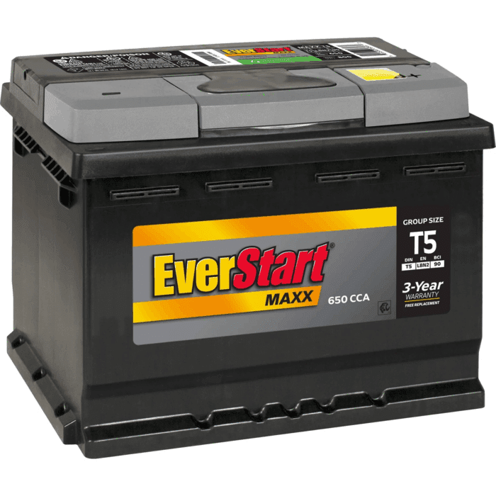 Maxx Lead Acid Automotive Battery, Group Size T5 12 Volt, 650 CCA 95 RC - Image 2