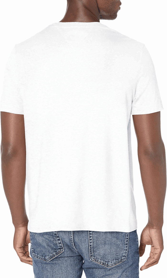 Men'S Essential Short Sleeve Cotton Crewneck Pocket T-Shirt - Image 2