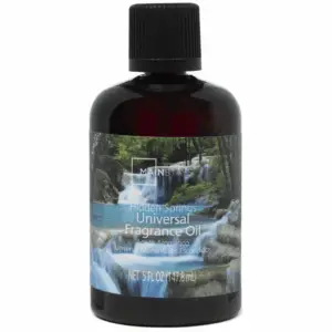 Universal Fragrance Oil, Hidden Springs Scented, 5 Fl Oz, for Use with Fragrance Oil Diffusers, Fragrance Warmers, Potpourri, and Wicking Fragrance Diffusers