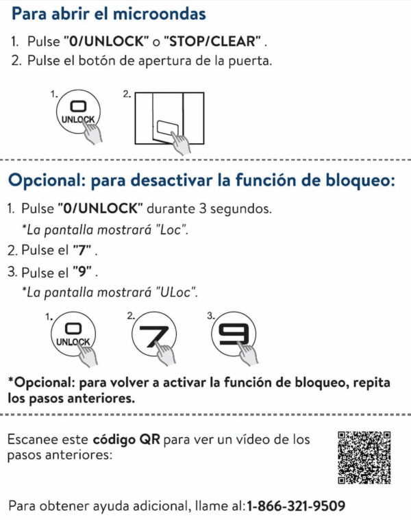 1.1 Cu. Ft Microwave Oven in Black - Image 8
