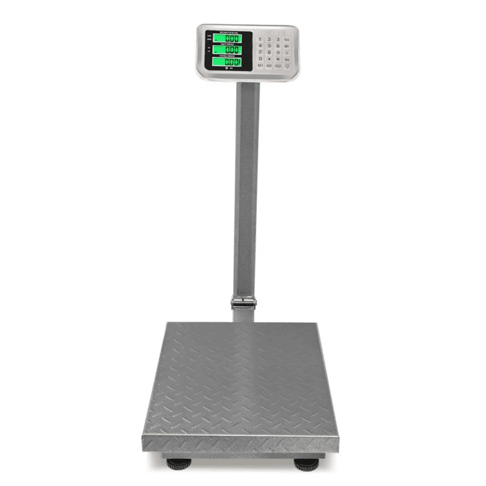 220Lb Weight Electronic Platform Scale,Digital Floor Heavy Duty Folding Scales,Stainless Steel High-Definition LCD Display, Perfect for Postal Luggage Shipping Mailing Package Price Computing - Image 10