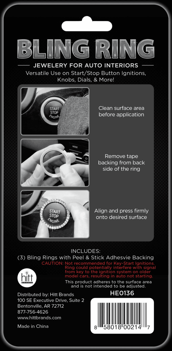Auto Interior Jewelry Applies to Most Vehicle Interiors - 3 Pack - Image 2