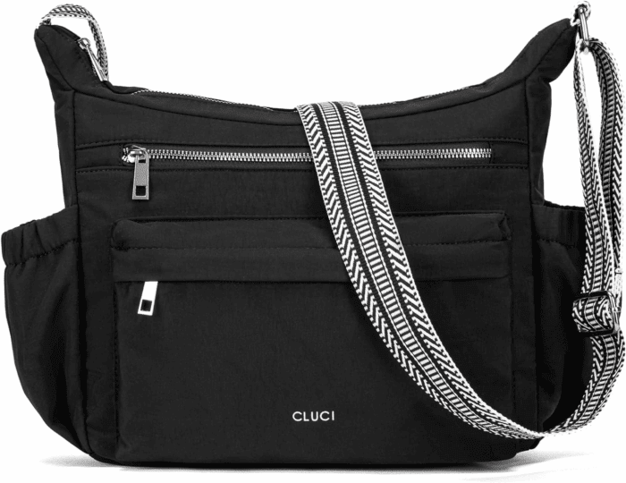 Travel Purses for Women, Waterproof Nylon Crossbody Bags for Woman Trendy, anti Theft Shoulder Bag for Ladies