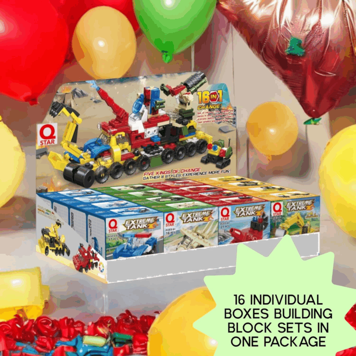 Mini 16 Car Building Blocks Compatible with Lego Party Favors for Kids, Prizes for Kids Classroom, Goodie Bag Fillers - Image 6
