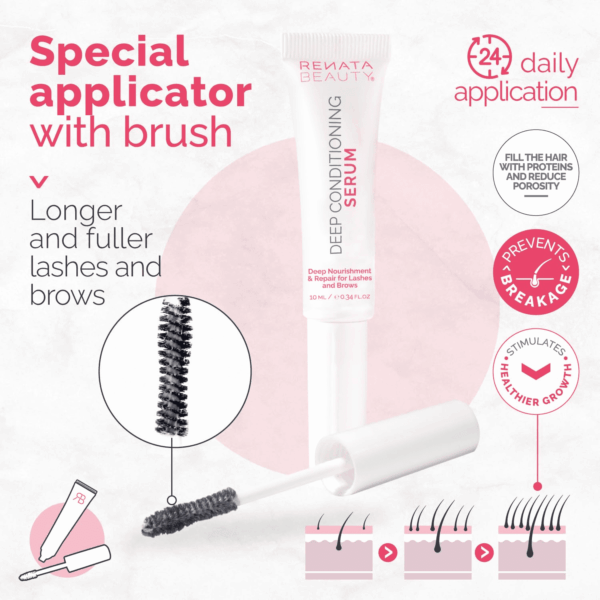 Lash & Brow Conditioner Serum Regenerating & Repairing Serum for Post-Lamination & Lash Lift Aftercare Daily Care - Image 4