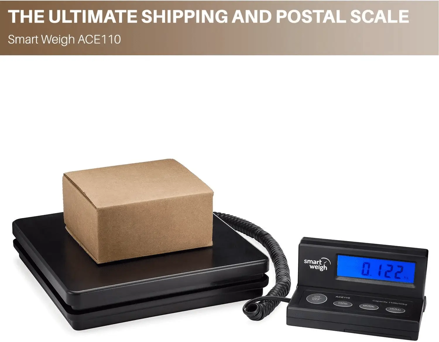 Digital Shipping and Postal Weight Scale, 110 Lbs X 0.1 Oz, UPS USPS Post Office Scale - Image 5