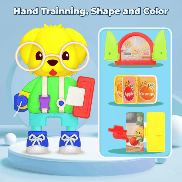 Montessori Toys for Toddler, 20 in 1 Busy Board Toy for Toddlers 1-3, Learning Educational Toys Gifts for 1 2 3 Year Old Boys Girls - Image 8