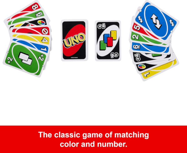 UNO Card Game in a Collectible Storage Tin for Kids, Adults, Families, Parties & Travel, 2 to 10 Players (Amazon Exclusive) - Image 3