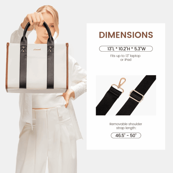 Purse for Women Leather Tote Bag Purse and Handbags, Satchel Shoulder Crossbody Top Handle Bags with Zipper - Image 2