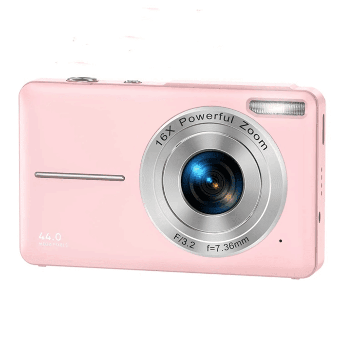 01DC403 44.0 MP 1080P Digital Camera 16X Digital Zoom Compact Point and Shoot Camera, Black - Image 6