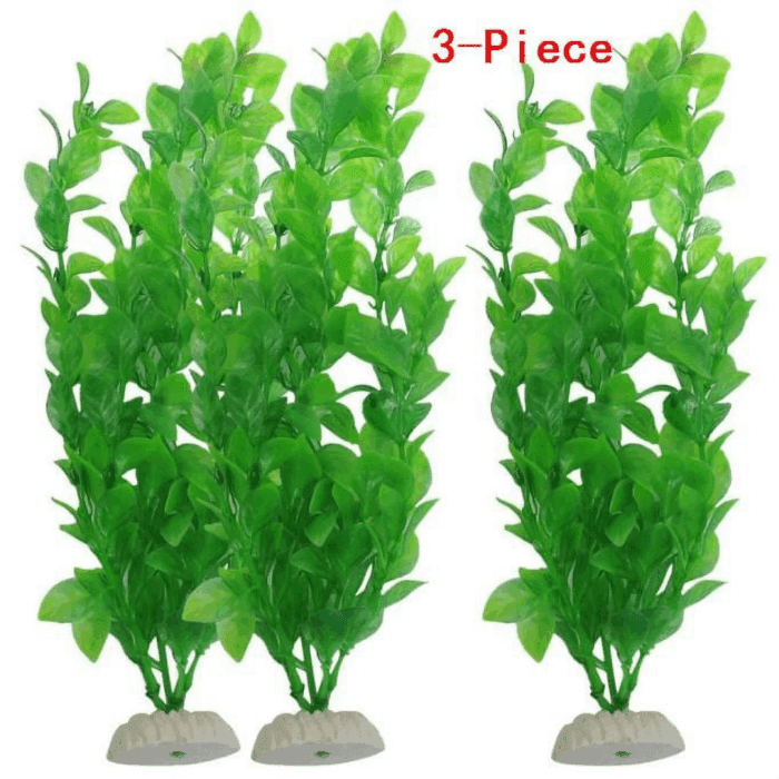 Aquarium Accessories Clearance Fish Decorative 10.6-Inch Plants Green Tank Aquarium Aquarium 3-Piece Aquarium Accessories - Image 3