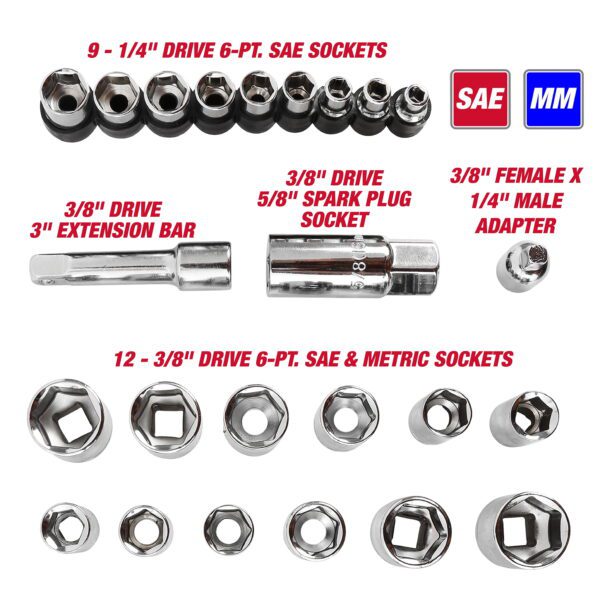 118-Piece Tool Set for Home Repairs - Image 7
