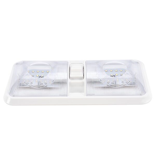 5PCS RV Ceiling Double Dome Lights 12V Ceiling Fixture RV Interior Led Ceiling Light Boat Camper Trailer Natural White 4000-4500K - Image 9