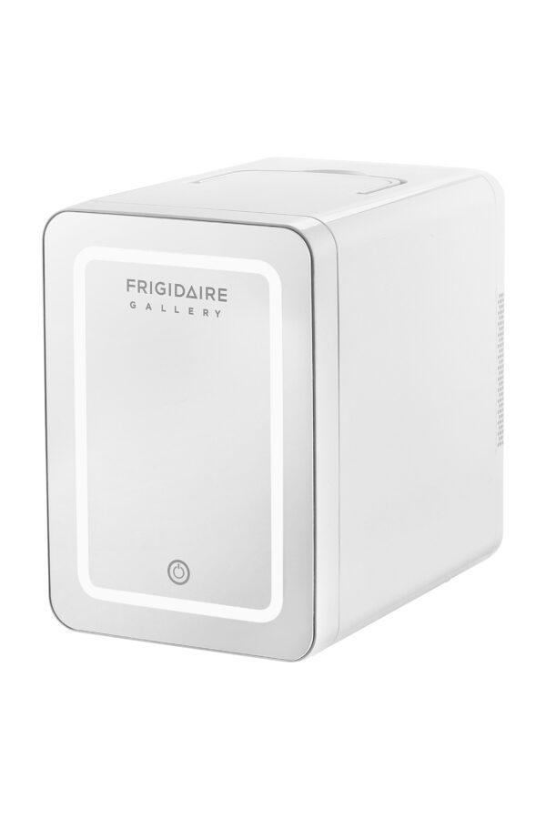 Gallery, 9 Can/6L Mini Cooler/Skincare Fridge, Built-In Mirror and Light, EFMIS209, White - Image 5