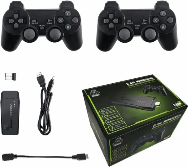 20000+ Retro Arcade Game System with 2 Wireless Controllers & 9 Emulators, 4K HDMI - Image 5