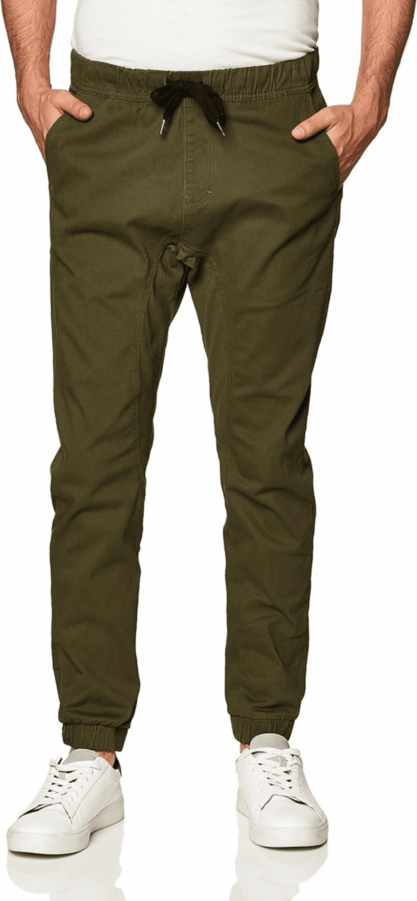 Men'S Basic Stretch Twill Jogger Pants-Reg and Big & Tall Sizes