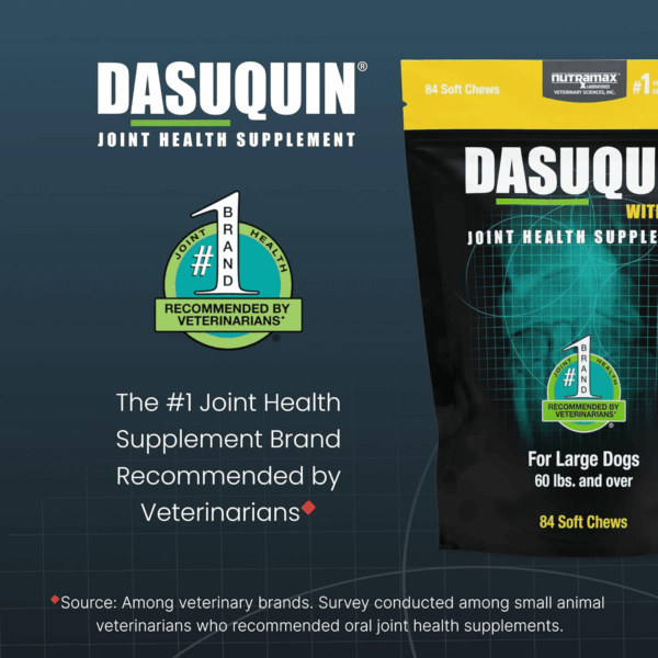 Dasuquin with MSM Joint Health Supplement for Large Dogs - with Glucosamine, MSM, Chondroitin, ASU, Boswellia Serrata Extract, and Green Tea Extract, 84 Soft Chews - Image 3