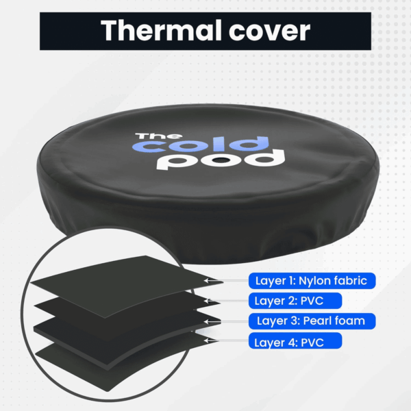 Ice Bath Tub for Athletes with Cover: 85 Gallons Cold Plunge Tub for Recovery, Multiple Layered Portable Ice Bath Plunge Pool by - Image 7