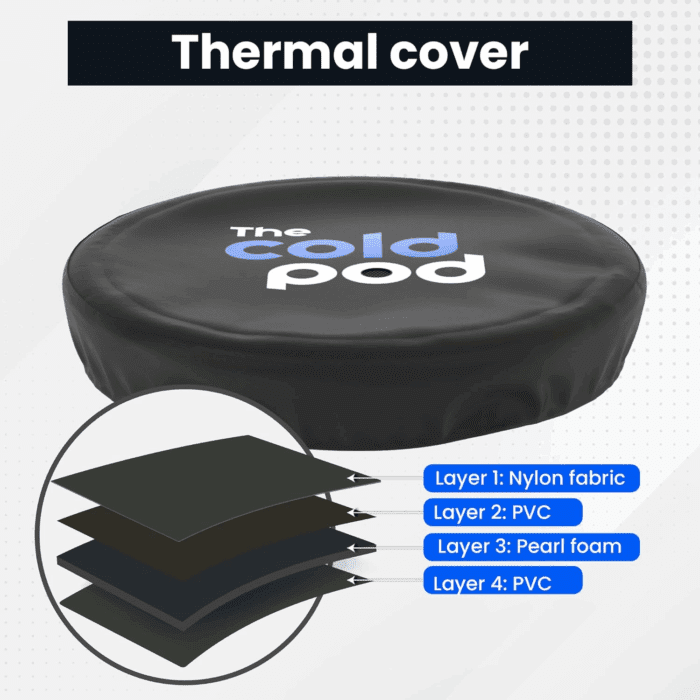Ice Bath Tub for Athletes with Cover: 85 Gallons Cold Plunge Tub for Recovery, Multiple Layered Portable Ice Bath Plunge Pool by - Image 7