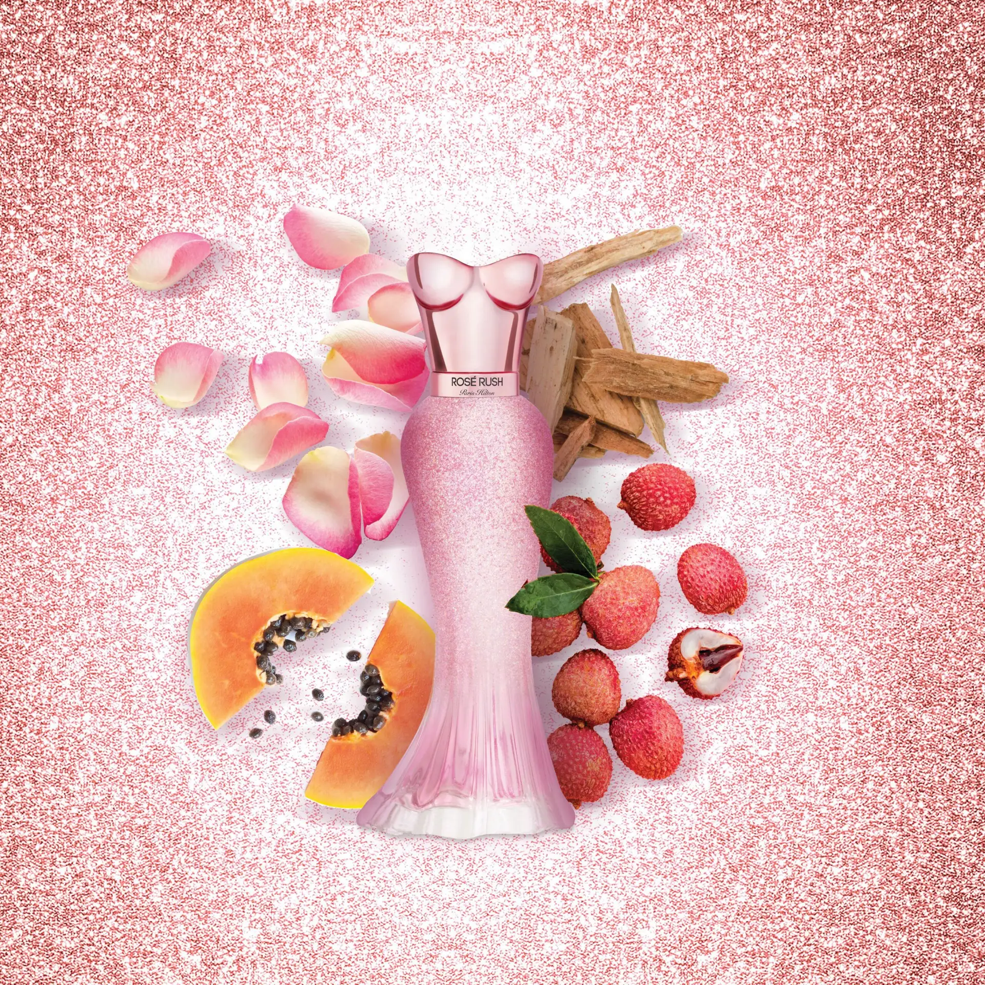 Rose Rush Perfume Gift Set for Women, 3 Pieces - Image 3