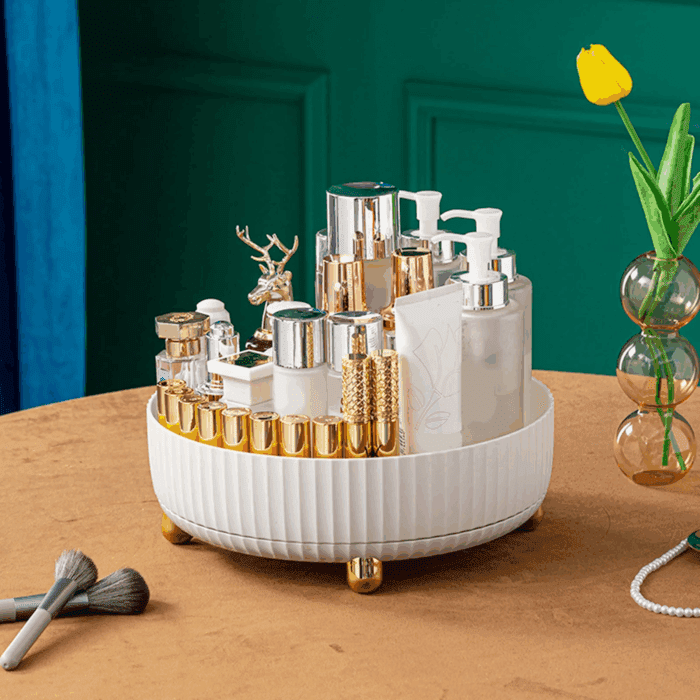 Cosmetic Cases Makeup Perfume Storage Rack Durable Rotating Shelf Organizer Boxes for Bathroom Bedroom Organizer - Image 5