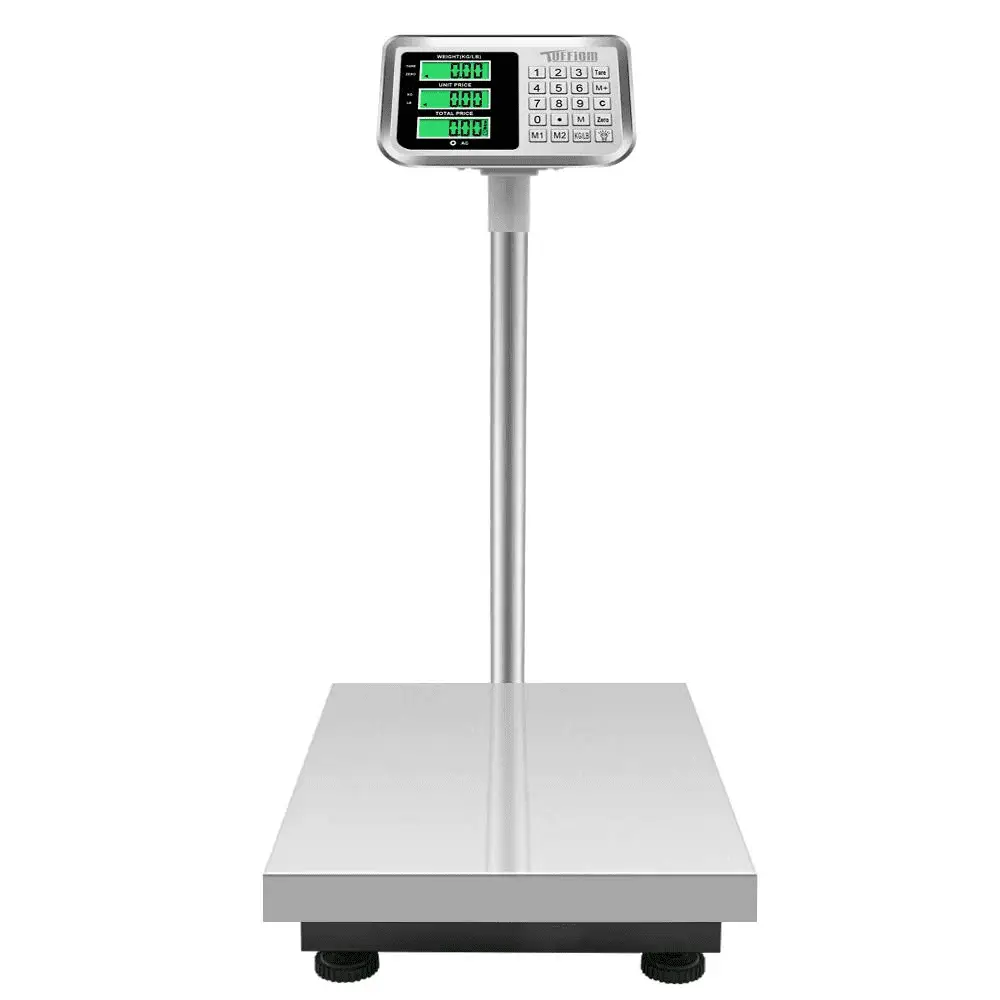 220Lb Weight Electronic Platform Scale,Digital Floor Heavy Duty Folding Scales,Stainless Steel High-Definition LCD Display, Perfect for Postal Luggage Shipping Mailing Package Price Computing - Image 19