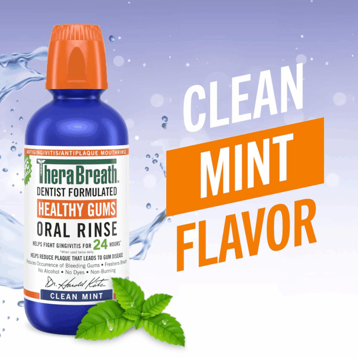 Healthy Gums Mouthwash Clean Mint, Antigingivitis, Dentist Formulated, 16 Fl Oz (2-Pack) - Image 3