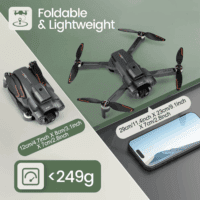 S1S Drone with 4K Camera for Adults Kids, WIFI FPV Live Video Foldable RC Quadcopter with Auto Return, Altitude Hold, Headless Mode, Brushless Motor, 2 Batteries - Image 6