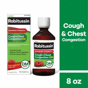 Max Strength Cough Congestion DM and Cold Medicine, 8 Fl Oz