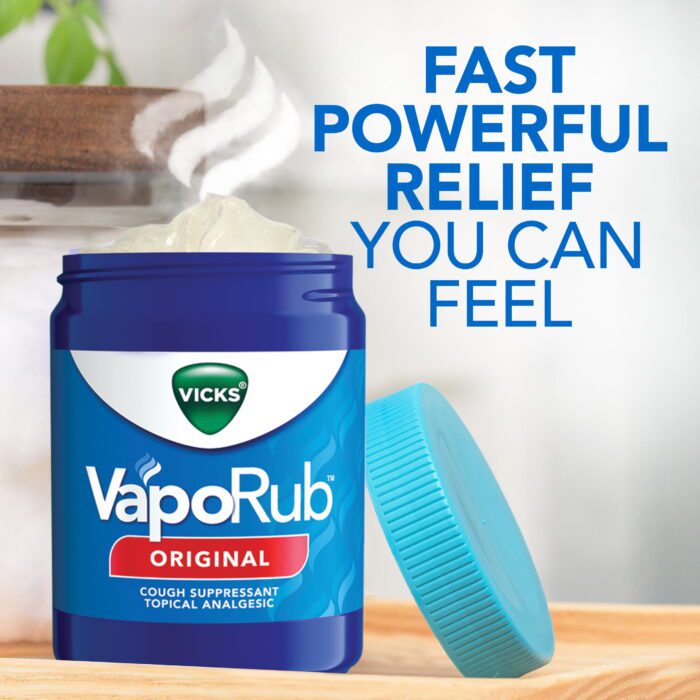 Vapo Rub Topical Chest Rub and Analgesic Ointment, Cough Medicine for Cough Relief, 1.76 Oz - Image 4